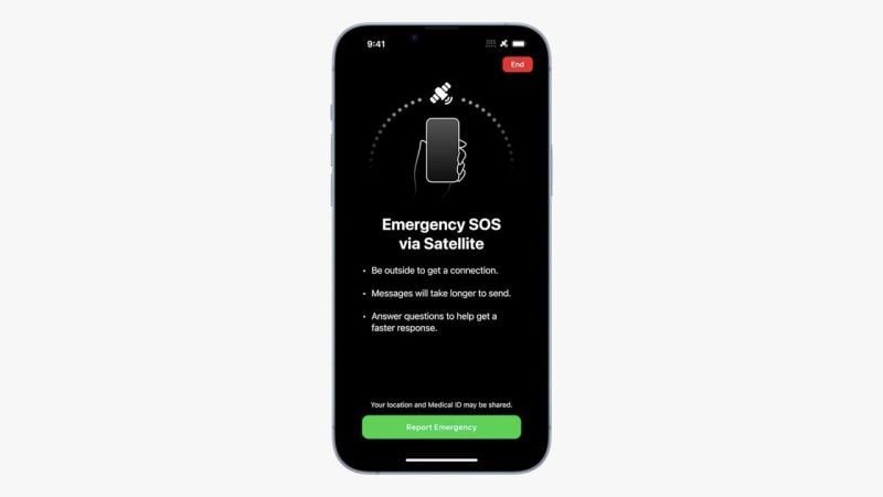 Спутниковая связь в iPhone 14
