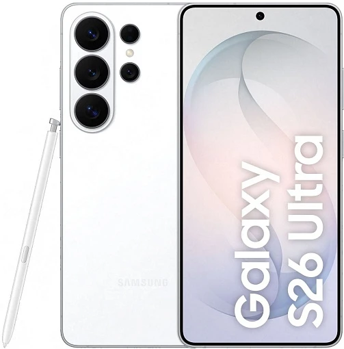 Смартфон Samsung Galaxy S26 Ultra 12/512 ГБ, белый (White)