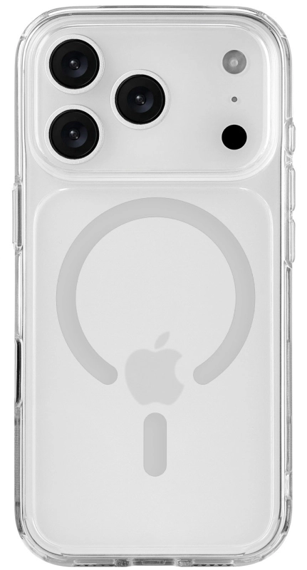 Чехол защитный uBear Real Mag Case, iPhone 17 Pro MagSafe, прозрачный